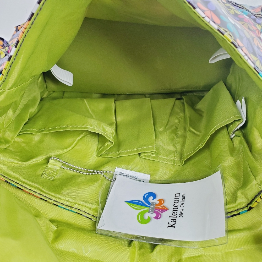 Kalencom Clover Buckle Laminated Bag NWOT - Picture 8 of 11